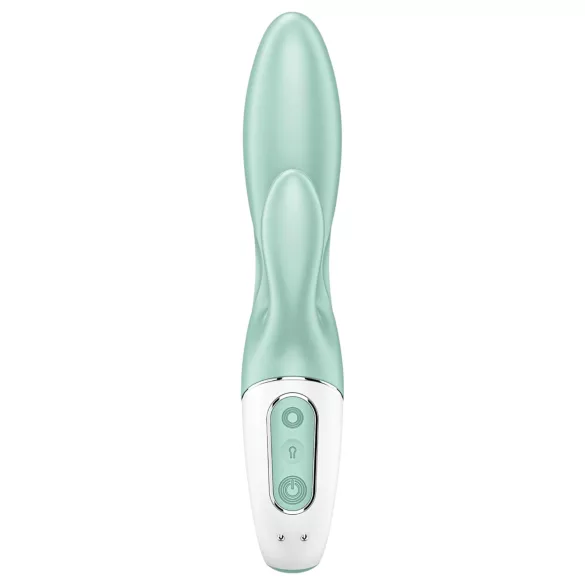 Satisfyer Air Pump Bunny 5 - lietotnes vadāms pumpējams vibrators (mētra)