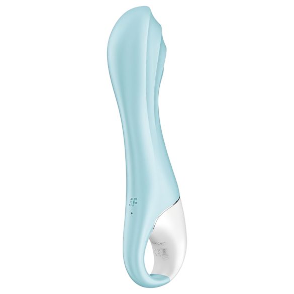 Satisfyer vibrators ar gaisa sūkni, pumpējams, zils