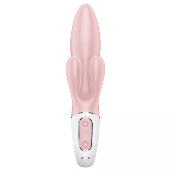 Satisfyer Air Pump Bunny 3 - pumpējams vibrators rozā