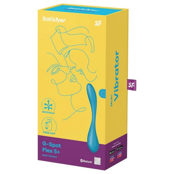 Satisfyer G-spot Flex 5 - G-punkta vibrators ūdensizturīgs zaļš