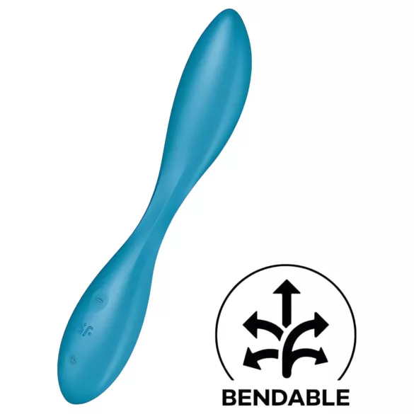 Satisfyer G-spot Flex 1 - uzlādējams ūdensizturīgs G-punkta vibrators zaļš