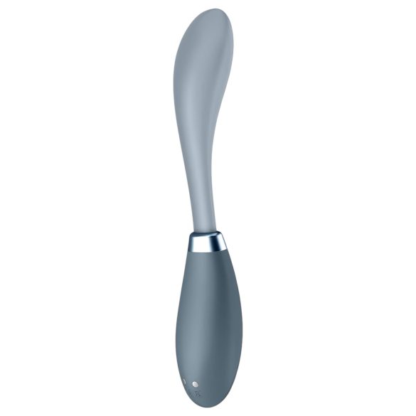 Satisfyer G-Spot Flex 3 - uzlādējams G-punkta vibrators pelēks