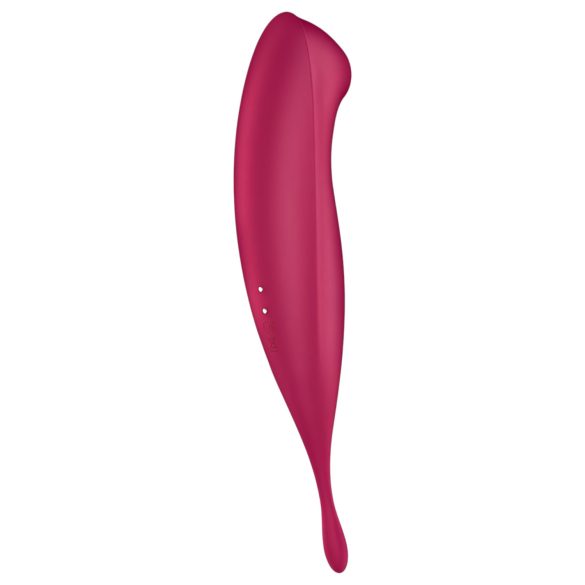 Satisfyer Twirling Pro - klitora vibrators un stimulators 2in1 sarkans