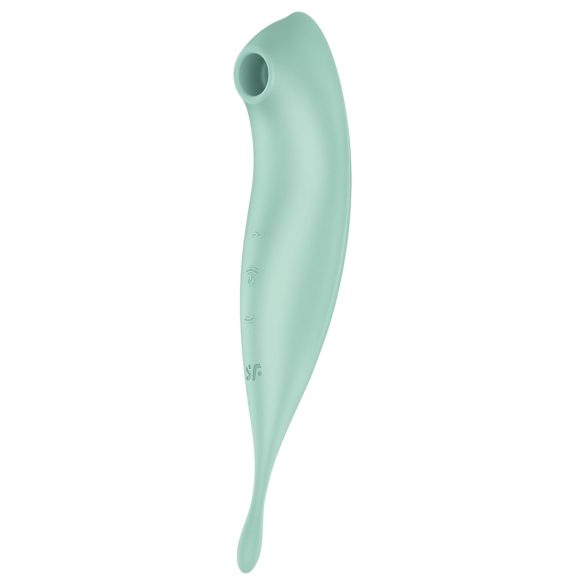 Satisfyer Twirling Pro - klitora vibrators 2in1, mintzaļa