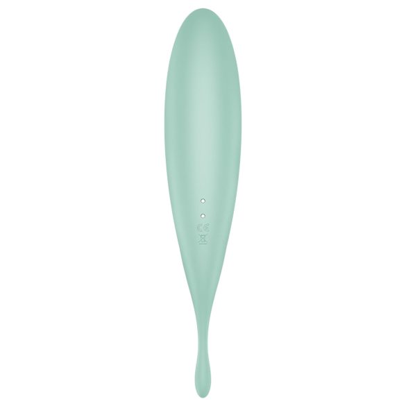 Satisfyer Twirling Pro - klitora vibrators 2in1, mintzaļa