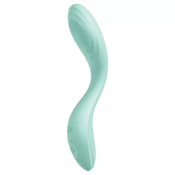 Satisfyer Rrrolling - G-punkta vibrators ar kustīgām bumbiņām, zaļš