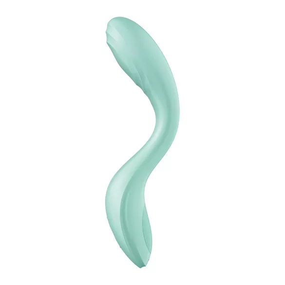 Satisfyer Rrrolling - G-punkta vibrators ar kustīgām bumbiņām, zaļš
