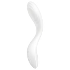   Satisfyer Rrrolling - G-punkta vibrators ar kustīgām lodītēm balts