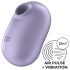Satisfyer Pro To Go 2 - uzlādējams gaisa viļņu klitora stimulators (violets)