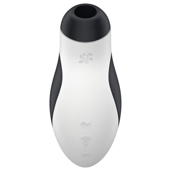 Satisfyer Orca - klitorālais masāžas vibrators ūdensizturīgs melns balts