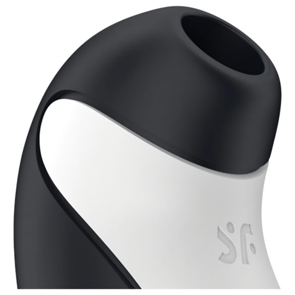 Satisfyer Orca - klitorālais masāžas vibrators ūdensizturīgs melns balts