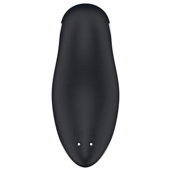 Satisfyer Orca - klitorālais masāžas vibrators ūdensizturīgs melns balts