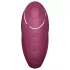 Satisfyer Tap & Climax 1 - divfunkcionāls vibrators un klitora stimulators sarkans