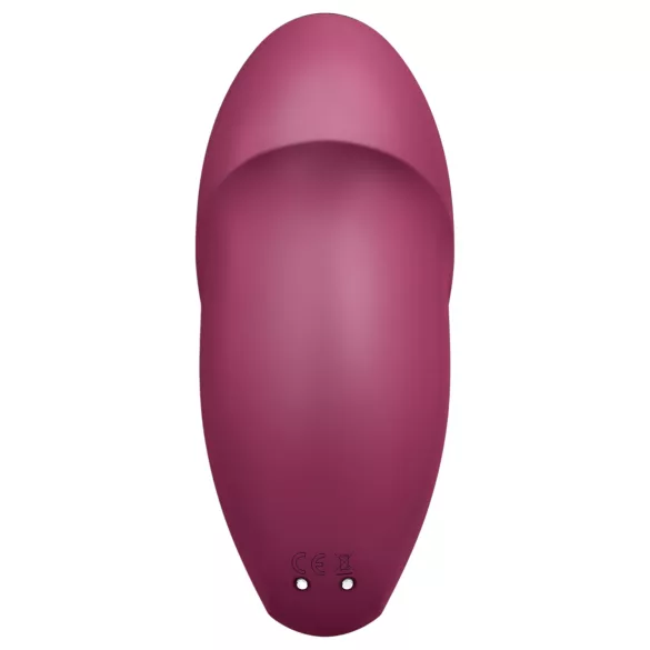 Satisfyer Tap & Climax 1 - divfunkcionāls vibrators un klitora stimulators sarkans