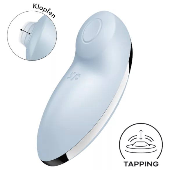 Satisfyer Tap & Climax 2 - klitora stimulators un vibrators 2in1 zils