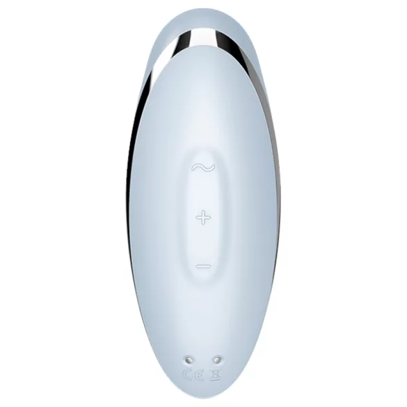 Satisfyer Tap & Climax 2 - klitora stimulators un vibrators 2in1 zils