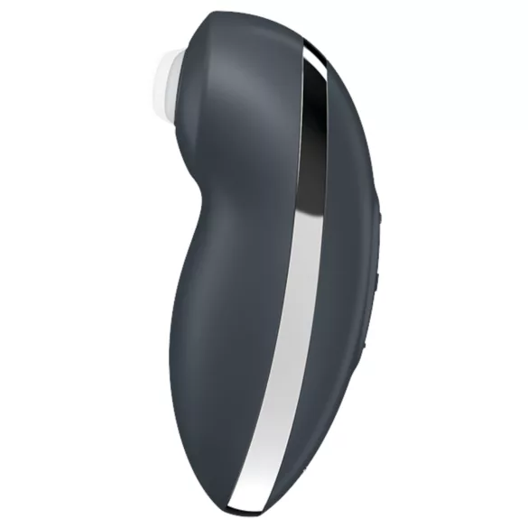 Satisfyer Tap & Climax 2 - klitora vibrators ar vibrāciju 2in1 pelēks