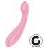 Satisfyer G-Force - uzlād. ūdensizt. G-punkta vibrators (rozā)