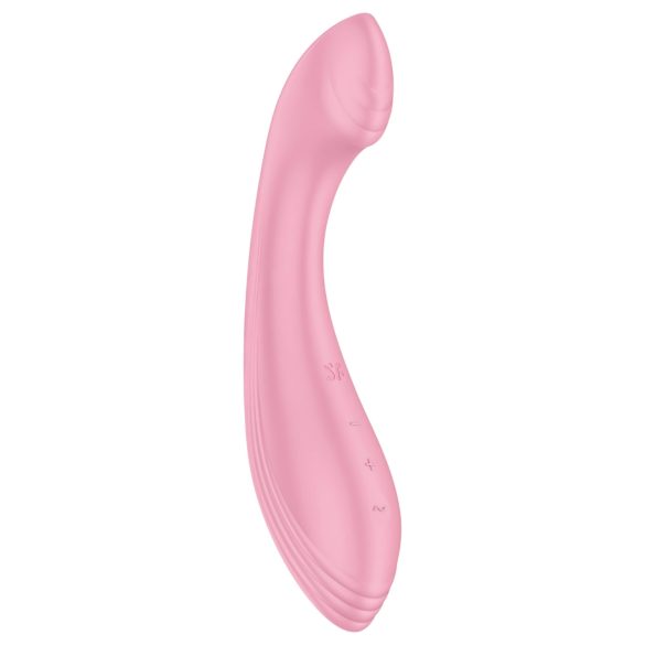 Satisfyer G-Force - uzlād. ūdensizt. G-punkta vibrators (rozā)