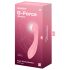 Satisfyer G-Force - uzlād. ūdensizt. G-punkta vibrators (rozā)