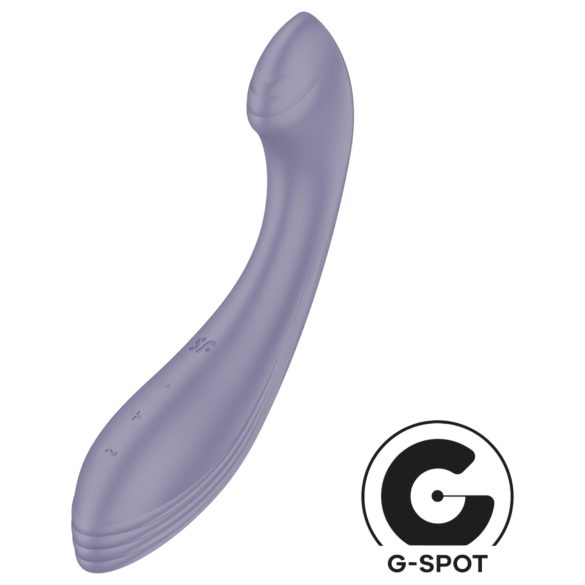 Satisfyer G-Force - uzlādējams, ūdensdrošs G-punkta vibrators (violets)