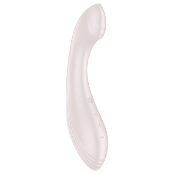Satisfyer G-Force - G-punkta vibrators uzlādējams ūdensizturīgs bēšs