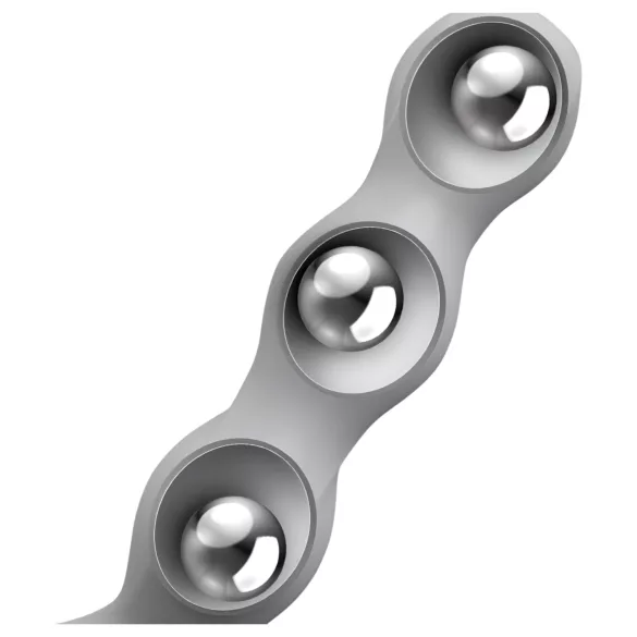 Satisfyer Triple Ball-R - anālais lodīšu dildo pelēks