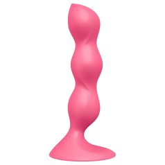   Satisfyer Triple Ball-R - anālais vibrators ar lodītēm rozā