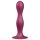 Satisfyer Double Ball-R - piesūcekņa svars, sarkanā krāsā dildo