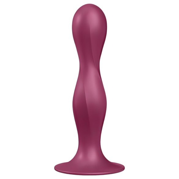 Satisfyer Double Ball-R - piesūcekņa svars, sarkanā krāsā dildo