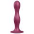 Satisfyer Double Ball-R - piesūcekņa svars, sarkanā krāsā dildo