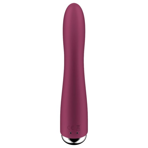 Satisfyer G-punkta vibrators ar rotējošu galviņu sarkans