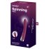 Satisfyer G-punkta vibrators ar rotējošu galviņu sarkans