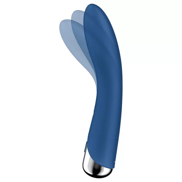 Satisfyer G-punkta vibrators ar rotējošu uzgali zils