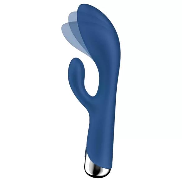 Satisfyer Spinning Rabbit 1 - vibrators ar rotējošu klitora stimulāciju zils
