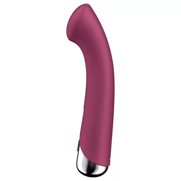 Satisfyer G-punkta vibrators ar rotējošu galvu, sarkans