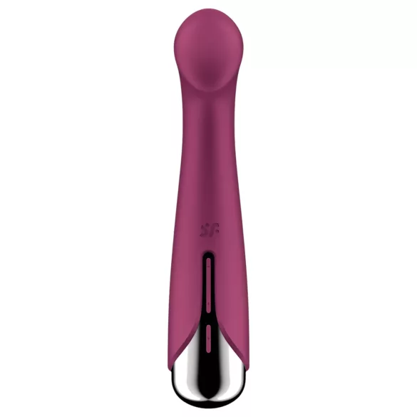 Satisfyer G-punkta vibrators ar rotējošu galvu, sarkans
