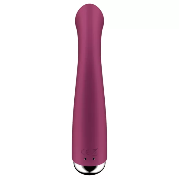 Satisfyer G-punkta vibrators ar rotējošu galvu, sarkans