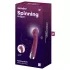 Satisfyer G-punkta vibrators ar rotējošu galvu, sarkans