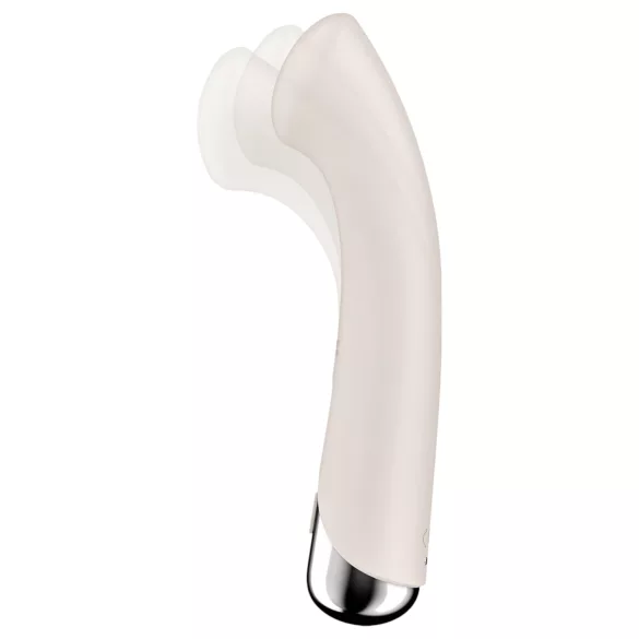 Satisfyer G-punkta vibrators ar rotējošu galviņu, bēšs
