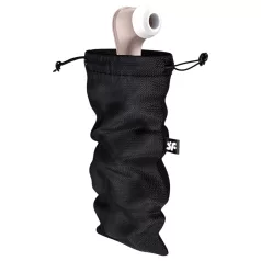   Satisfyer Treasure Bag L - diskrēts uzglabāšanas maisiņš vidējs melns