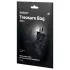 Satisfyer Treasure Bag L - diskrēts uzglabāšanas maisiņš vidējs melns