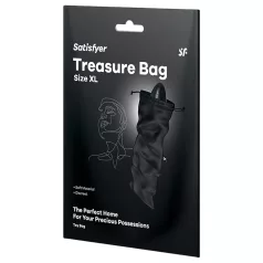   Satisfyer Treasure Bag XL - diskrēta uzglabāšanas soma liela melna