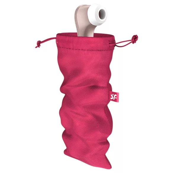 Satisfyer Treasure Bag L - diskrēta uzglabāšanas soma liela rozā
