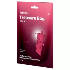   Satisfyer Treasure Bag M - diskrēta uzglabāšanas soma vidēja izmēra rozā