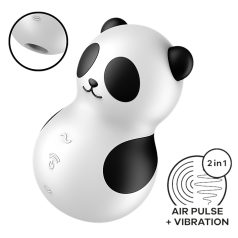   Satisfyer Pocket Panda - klitora stimulators ar viļņveida gaisu melns