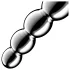 Satisfyer Star Force 1 - metāla dildo ar bumbām sudraba krāsā