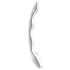 Satisfyer Cosmic Crest 2 - metāla dildo viļņots sudraba