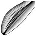 Satisfyer Pure Gravity 1 – rievots tērauda dildo (sudrabs)