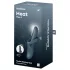Satisfyer Heat Flex 4 - vibrators ar klitora stimulatoru un sildīšanu, pelēks